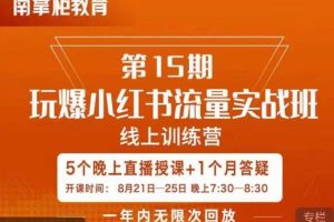 辛言玩爆小红书流量实战班，小红书种草是内容营销的重要流量入口