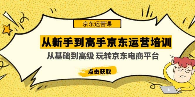 从新手到高手京东运营培训：从基础到高级 玩转京东电商平台(无水印)